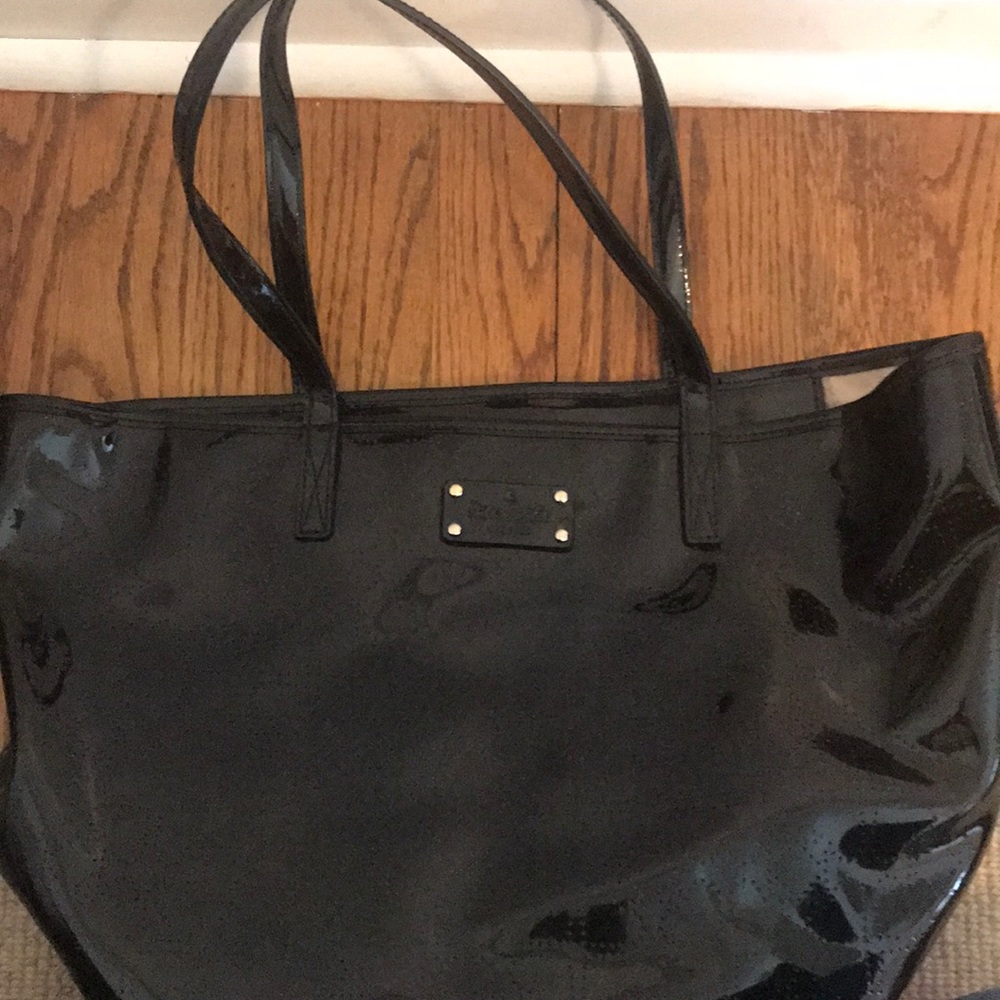 Patent leather Kate Spade tote